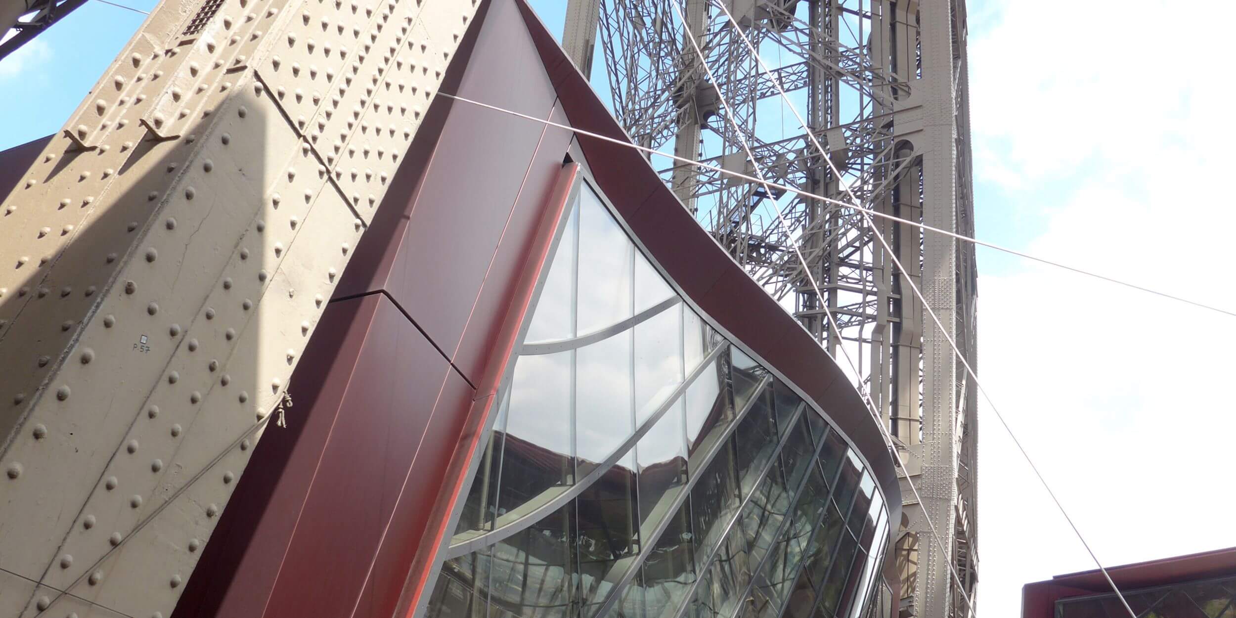 Besucherpavillon Eiffelturm Paris