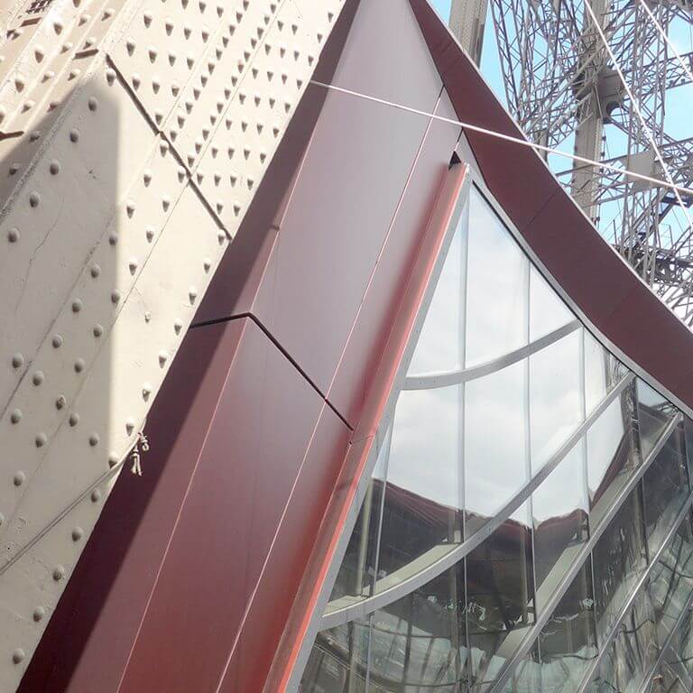 Besucherpavillon Eiffelturm Paris